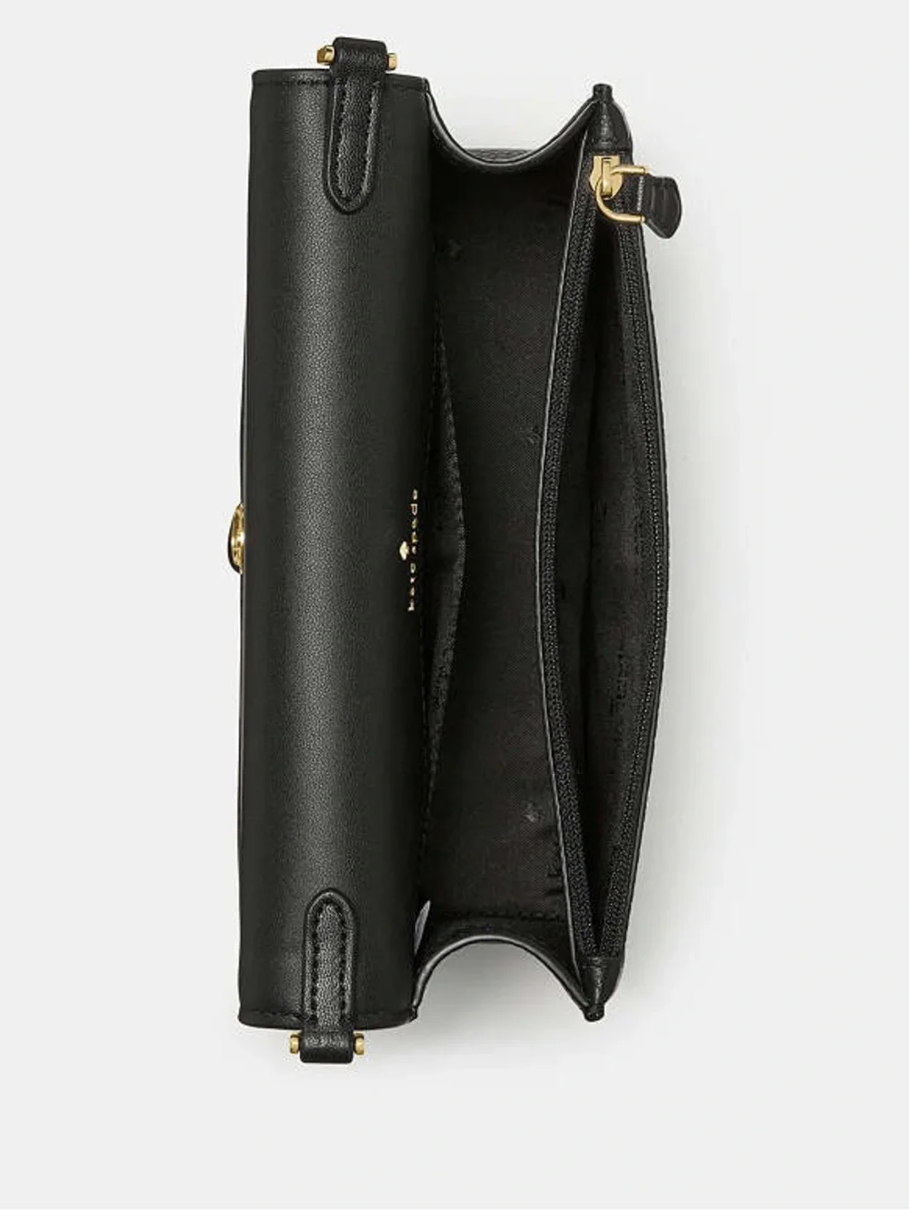 Kate Spade Knott Mini Pebbled Leather Black Crossbody Tassel Bag EUC